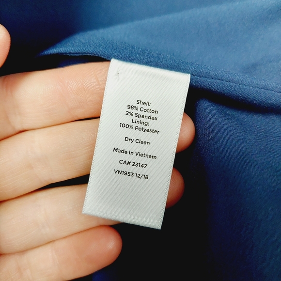 Talbots Aqua Blue Medallion Print 2-Button Front Career Blazer P3317 - Picture 8 of 9